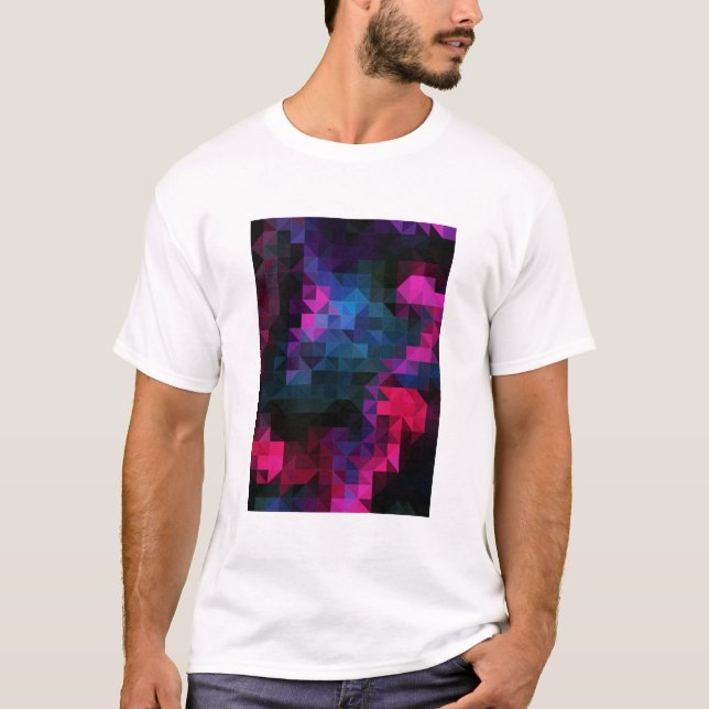 Camiseta Abstract Colorful Geometrical Art (Frente)