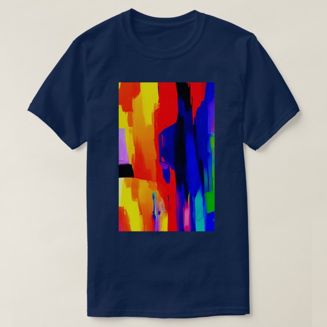 Camiseta Abstract Expressionism Wallpaper 7 (Frente do Design)