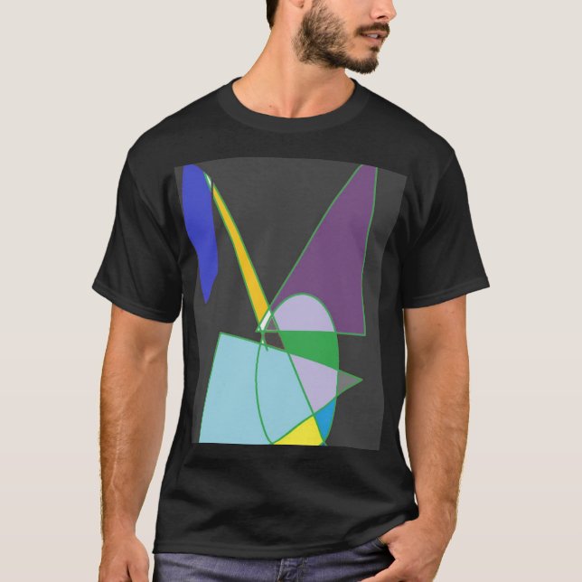 CAMISETA ABSTRACT GEOMETRIC ART (Frente)
