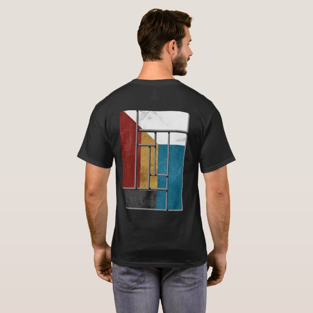 Camiseta Abstract T-shirt Designs (Parte Traseira Completa)