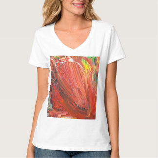 Camiseta Abstract Vertical Gesture in Red
