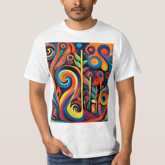Camiseta Abstracta Psychedelica 12 (Frente)