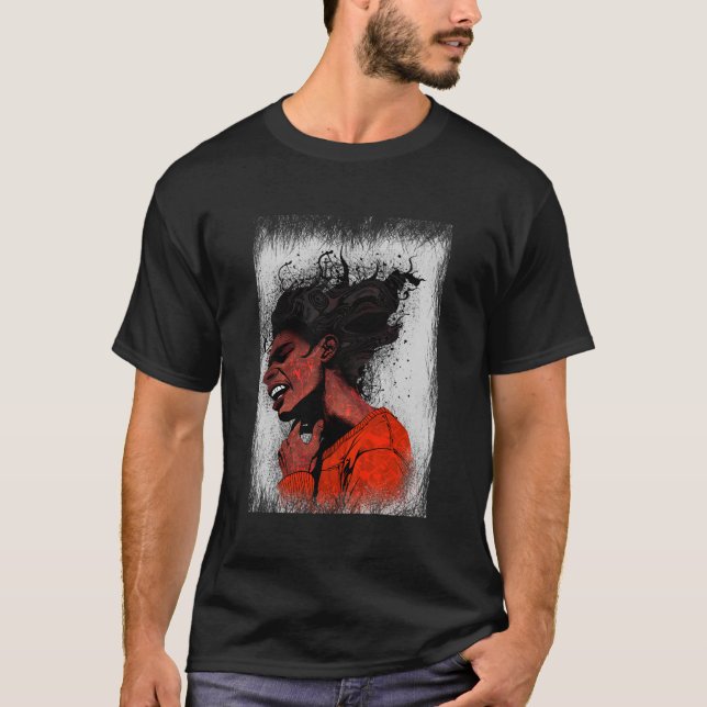 Camiseta abstrato (Frente)
