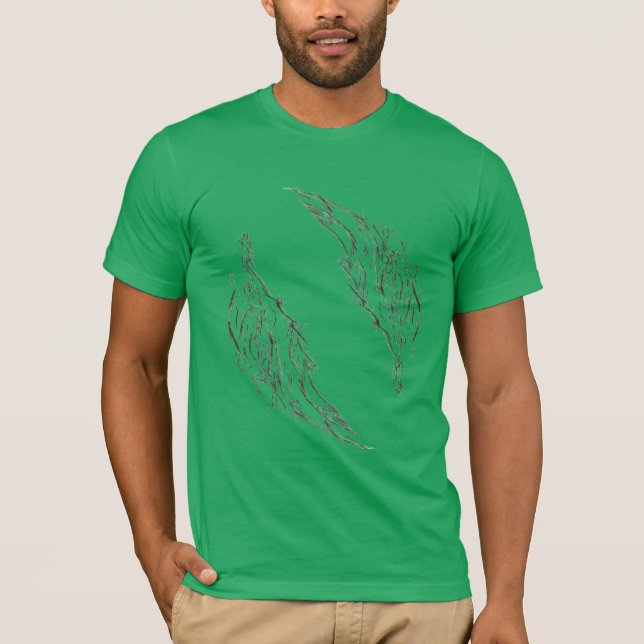 Camiseta abstrato (Frente)