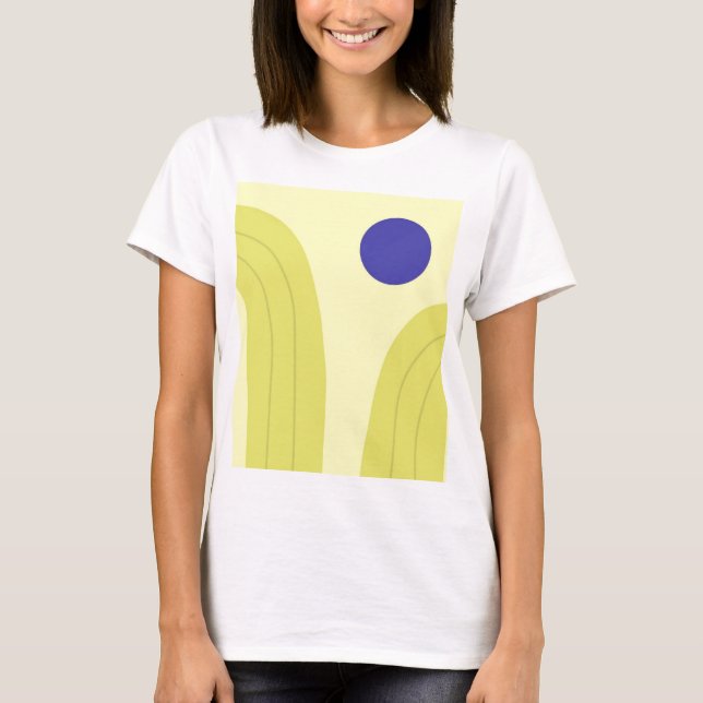 Camiseta abstrato (Frente)