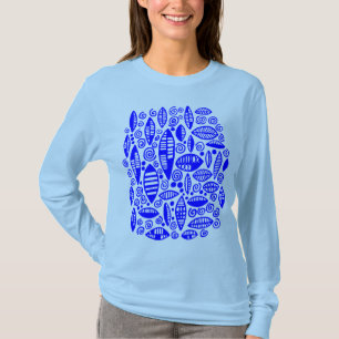Camiseta Abstrato 100813 - Azul