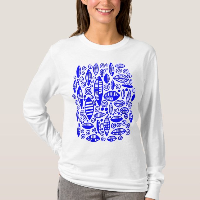 Camiseta Abstrato 100813 - Azul (Frente)