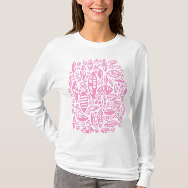 Camiseta Abstrato 100813 - Rosa (Frente)