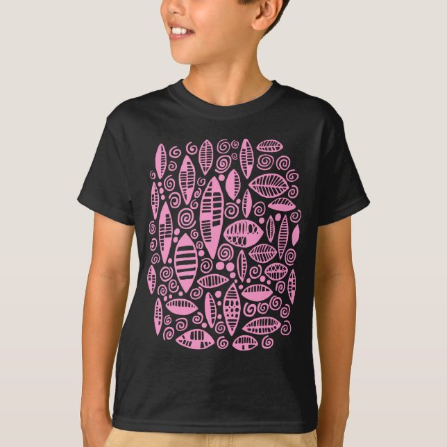 Camiseta Abstrato 100813 - Rosa (Frente)