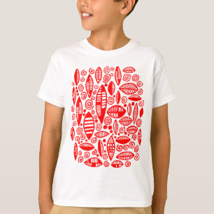 Camiseta Abstrato 100813 - Vermelho