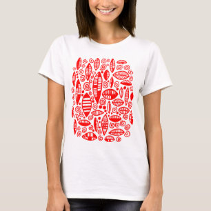 Camiseta Abstrato 100813 - Vermelho