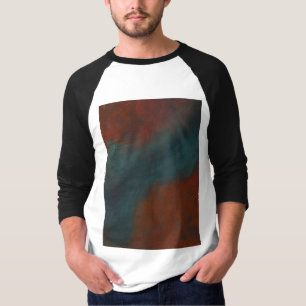 Camiseta Abstrato 1: Vermelho e azul
