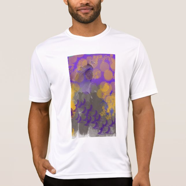 Camiseta Abstrato Abutre Roxo (Frente)