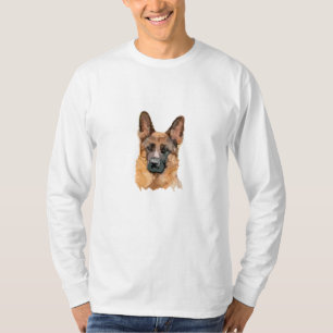 Camiseta Abstrato alemão Shepard T-Shirt