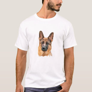 Camiseta Abstrato alemão Shepard T-Shirt
