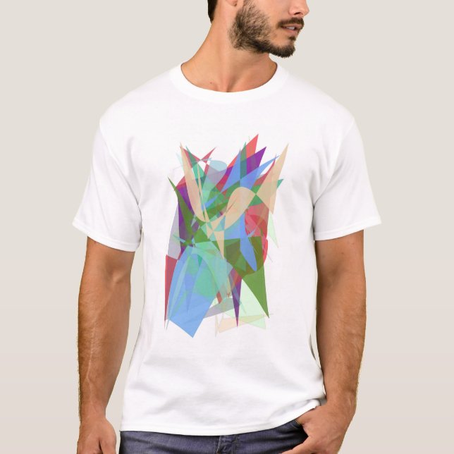 Camiseta Abstrato algorítmico 01 (Frente)
