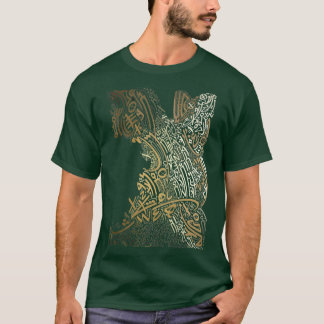 Camiseta Abstrato Árabe - Letras fenicanas Yemenit Musnad
