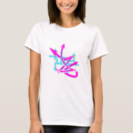 Camiseta Abstrato Arrows Camisa-T básica feminina