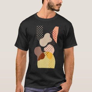 Camiseta Abstrato Art Artístico Minimalista Formas Modernas