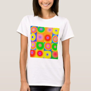 Camiseta Abstrato Art Colorir Feliz