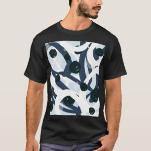 Camiseta Abstrato Art: Ilustração de pintura sem costura