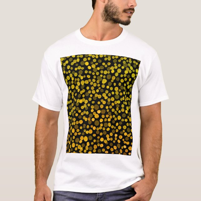 Camiseta Abstrato Art: Pontos criativos de aquarela. (Frente)