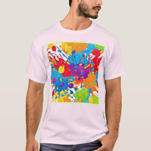 Camiseta Abstrato Art Splash