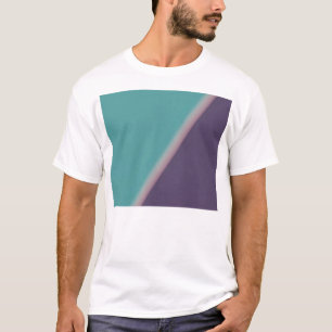 Camiseta Abstrato Art Turquoise Roxo