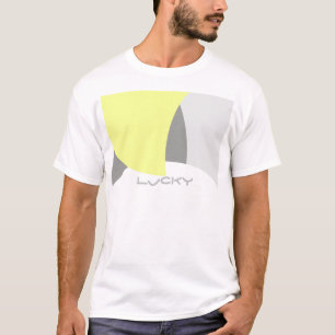 Camiseta Abstrato Art Yellow Cinza White
