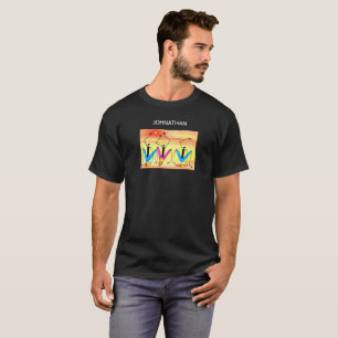 Camiseta Abstrato, Arte Africana, Mestre Drummers