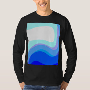 Camiseta Abstrato Azul 1112
