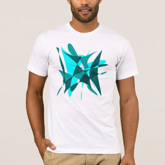 Camiseta Abstrato: Azul no azul = no verde