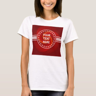 Camiseta Abstrato Background Spirals soft III + seu texto