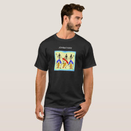 Camiseta Abstrato, Bateria Silhueta Incrível para Diversão