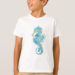 Camiseta Abstrato Blue Seacavalo