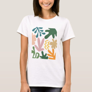 Camiseta Abstrato Boho Caprichoso pastel férias de verão
