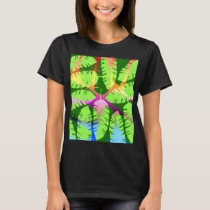 Camiseta ABSTRATO BOTÂNICA BANANA DEIXA T-Shirt