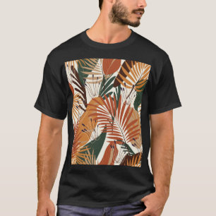 Camiseta Abstrato Botânicos: Maravilhas de Canvas Branca