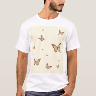 Camiseta Abstrato Butterfly T-Shirt Design