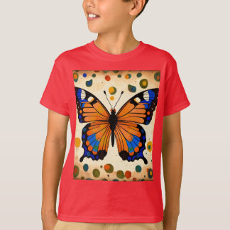 Camiseta Abstrato Butterfly Wings T-Shirt Design