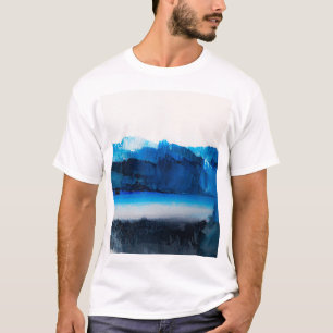 Camiseta Abstrato Canvas: Textura de arte moderna.