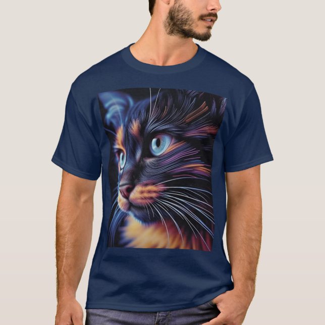 Camiseta Abstrato Cat (Frente)