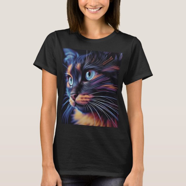 Camiseta Abstrato Cat (Frente)