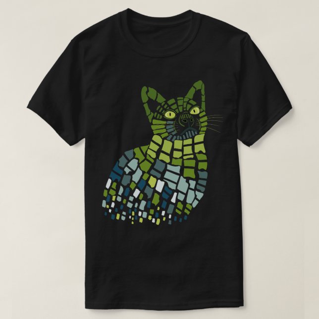 Camiseta Abstrato Cat Design (Frente do Design)