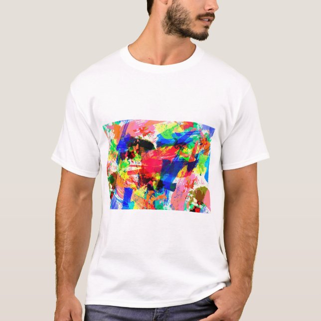 Camiseta abstrato color-3847388_1920 (Frente)