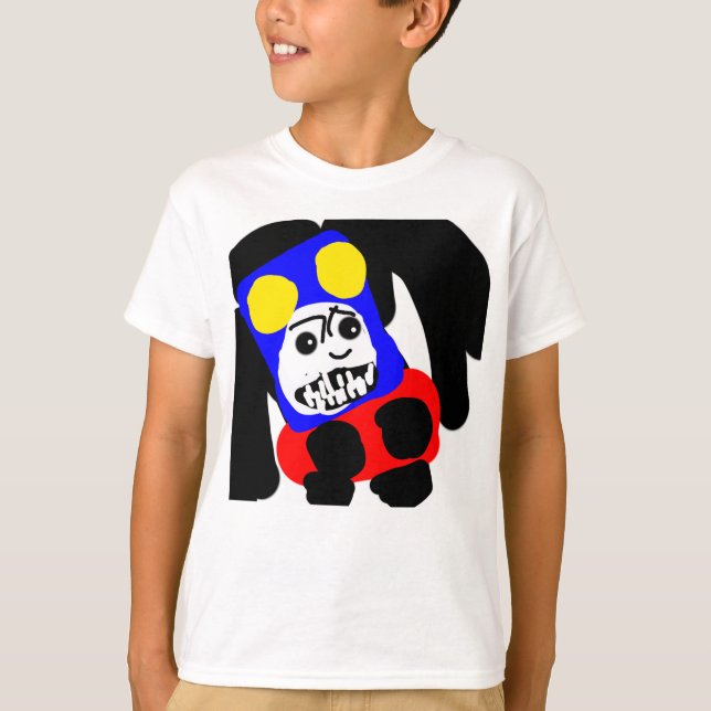 Camiseta abstrato colorido (Frente)