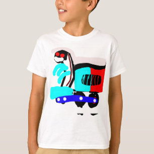 Camiseta abstrato colorido