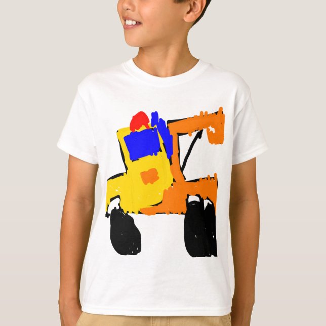 Camiseta abstrato colorido (Frente)