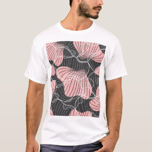 Camiseta Abstrato colorido, padrão artístico perfeito.