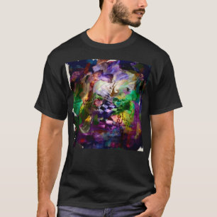 Camiseta Abstrato com símbolos